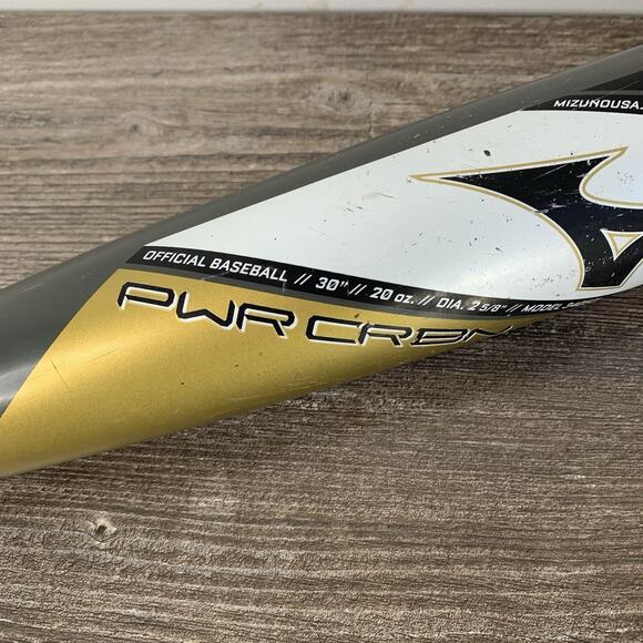 Mizuno B20 BLK ONYX CARBON PWR BASEBALL BAT 30” 20oz 2 5/8” 340521 -10 - Picture 6 of 15